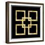 Squares 5-Art Deco Designs-Framed Giclee Print