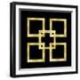 Squares 5-Art Deco Designs-Framed Giclee Print