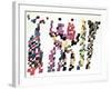 Squares Representing a Group of People, 1920-null-Framed Giclee Print