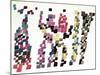 Squares Representing a Group of People, 1920-null-Mounted Giclee Print