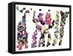 Squares Representing a Group of People, 1920-null-Framed Stretched Canvas