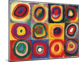 Squares with Concentric Circ-Wassily Kandinsky-Mounted Art Print