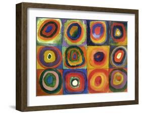 Squares with Concentric Circles-Wassily Kandinsky-Framed Giclee Print