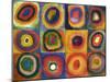 Squares with Concentric Circles-Wassily Kandinsky-Mounted Giclee Print