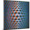 Squares-Victor Vasarely-Mounted Premium Giclee Print