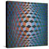 Squares-Victor Vasarely-Stretched Canvas