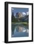 Squaretop Mountain reflected in Green River Bridger Wilderness, Wind River Range, Wyoming.-Alan Majchrowicz-Framed Photographic Print