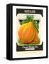 Squash Seed Packet-null-Framed Stretched Canvas