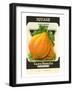 Squash Seed Packet-null-Framed Art Print