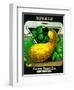 Squash Seed Packet-Lantern Press-Framed Art Print