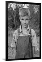 Squatter Boy-Dorothea Lange-Framed Art Print