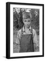 Squatter Boy-Dorothea Lange-Framed Art Print