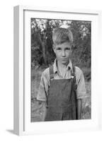 Squatter Boy-Dorothea Lange-Framed Art Print