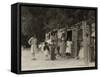 Squatters' shack home in California, 1935-Dorothea Lange-Framed Stretched Canvas