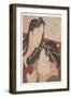 Squeaking a Ground Cherry, from the Series Seven Fashionable Useless Habits-Katsushika Hokusai-Framed Giclee Print