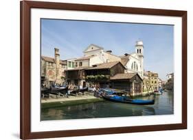 Squero Di San Trovaso, Gondola Boatyard, Dorsoduro, Veniceveneto, Italy, Europe-Peter Barritt-Framed Photographic Print