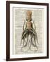 Squid 2-Tina Carlson-Framed Art Print