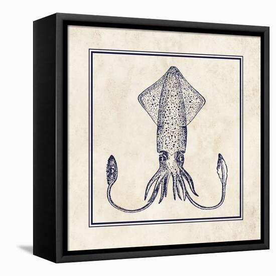 Squid Sq-N. Harbick-Framed Stretched Canvas