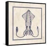 Squid Sq-N. Harbick-Framed Stretched Canvas