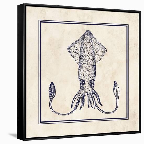 Squid Sq-N. Harbick-Framed Stretched Canvas