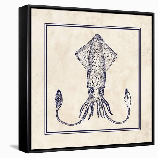 Squid Sq-N. Harbick-Framed Stretched Canvas