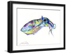 Squid-Suren Nersisyan-Framed Art Print