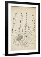 Squid-Katsuma Ryusai-Framed Giclee Print