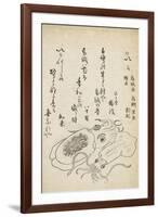 Squid-Katsuma Ryusai-Framed Giclee Print