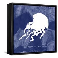 Squid-Erin Clark-Framed Stretched Canvas