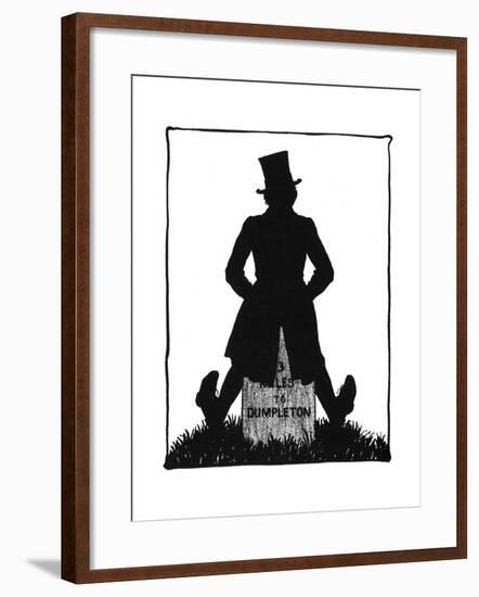 Squire Sits at Roadside for an Hour-Mary Baker-Framed Giclee Print