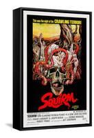 Squirm-null-Framed Stretched Canvas