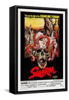 Squirm-null-Framed Stretched Canvas
