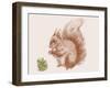 Squirrel  2017  (digital)-Sarah Hough-Framed Giclee Print