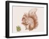 Squirrel  2017  (digital)-Sarah Hough-Framed Giclee Print