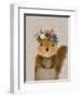 Squirrel Bohemian-Fab Funky-Framed Art Print