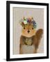 Squirrel Bohemian-Fab Funky-Framed Art Print