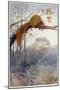 Squirrel in Tree C1917-Honor C. Appleton-Mounted Art Print