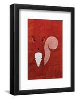 Squirrel - Jethro Wilson Contemporary Wildlife Print-Jethro Wilson-Framed Giclee Print