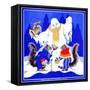 Squirrel Meeting - Child Life-Marie A. Lawson-Framed Stretched Canvas