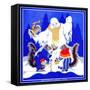 Squirrel Meeting - Child Life-Marie A. Lawson-Framed Stretched Canvas