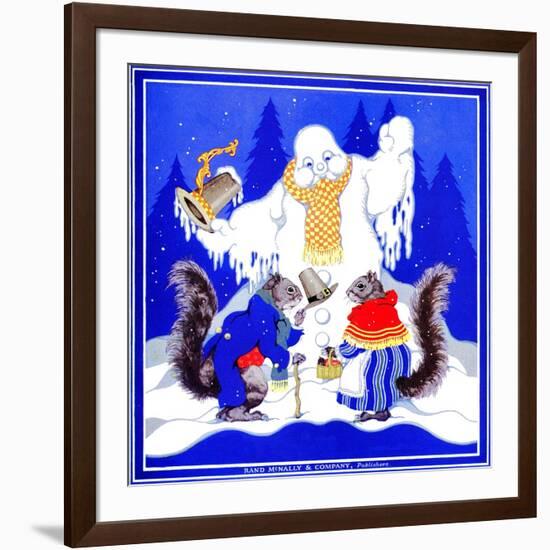 Squirrel Meeting - Child Life-Marie A. Lawson-Framed Giclee Print