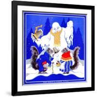 Squirrel Meeting - Child Life-Marie A. Lawson-Framed Giclee Print