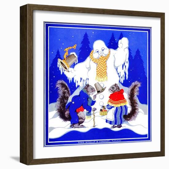 Squirrel Meeting - Child Life-Marie A. Lawson-Framed Giclee Print