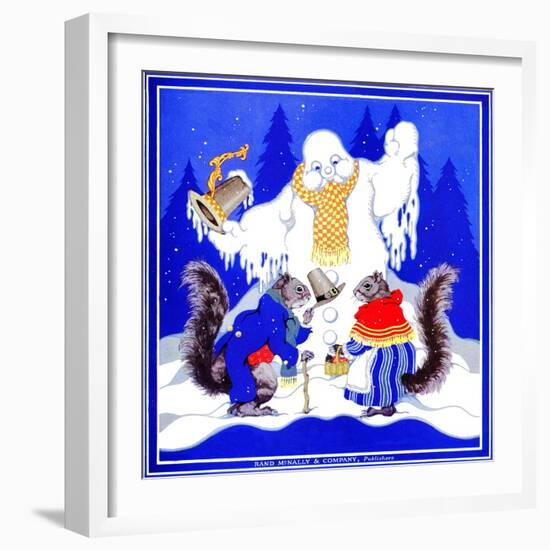 Squirrel Meeting - Child Life-Marie A. Lawson-Framed Giclee Print