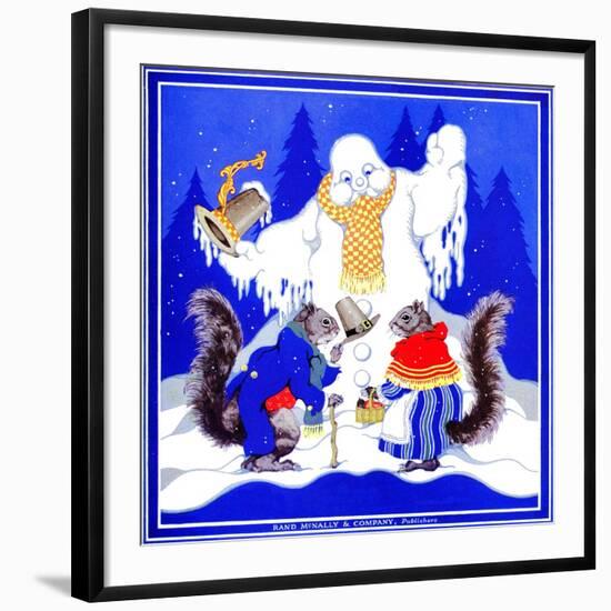 Squirrel Meeting - Child Life-Marie A. Lawson-Framed Giclee Print