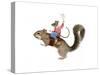 Squirrel Rodeo-J Hovenstine Studios-Stretched Canvas