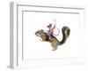 Squirrel Rodeo-J Hovenstine Studios-Framed Premium Giclee Print