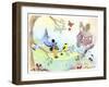 Squirrel Wars-Jennifer Zsolt-Framed Giclee Print