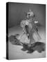 Squirrel Wearing a Baby Doll's Dress-Nina Leen-Stretched Canvas