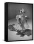 Squirrel Wearing a Baby Doll's Dress-Nina Leen-Framed Stretched Canvas